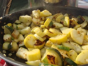 How this dish looked at our campsite on the beach