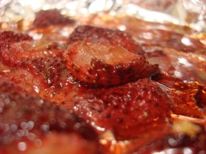 Saving Sad Strawberries - by Roasting! Delicious jammy results