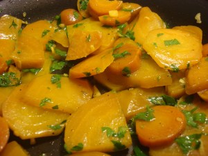 Golden Beets, sauteed