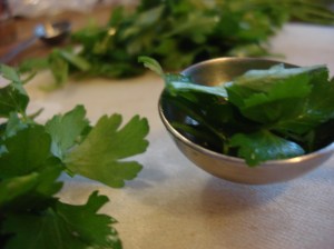 Do pack the tablespoon with the herbs; it is very hard to get an accurate measure of this, isn't it?
