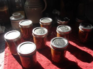 little soldier boy jars at attention