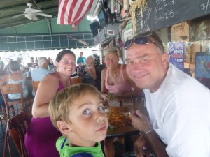 Pre-gaming while diner was cooking itself (Bill's By the Bay, Greenport)