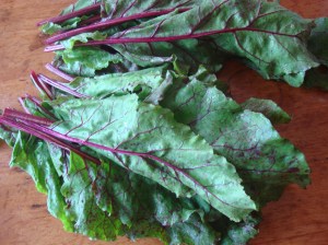 Beets are available year-round, but are best from June to October and that's when the beet greens are best too! 