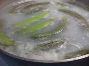 First boil with milk