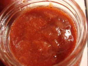 Into the clean jars!