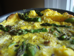 Frittata with Asparagus (duck or hen eggs) Click image for recipe!