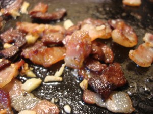 I love the smell of bacon in the morning