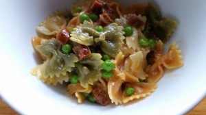 Rich flavor that doesn't overwhelm the peas.