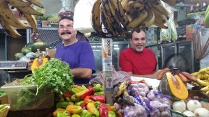 The LeBron Brothers are the guys in the Plaza de Mercado de Mayagüez (where my great-grandfather had a booth in the early 1900s) who supply me with the good stuff, already peeled and pared!