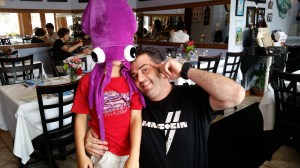 My squidhead son helps with the reporting