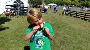 Celebratory candy apple. Don't judge....